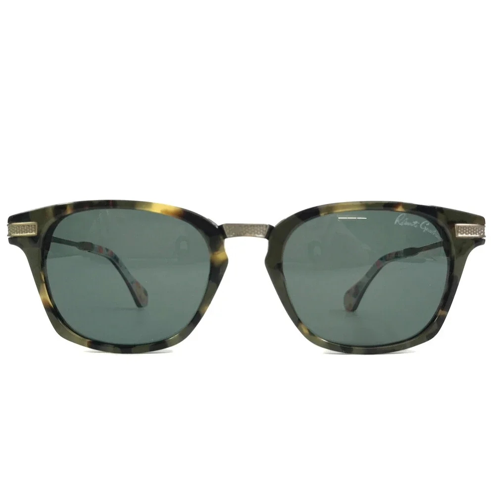 Robert Graham Sunglasses ULYSSES GRN Green Gray Tortoise Frames w/ Green Lenses